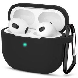 Carcasa Techsuit pentru Apple AirPods 3 Neagra
