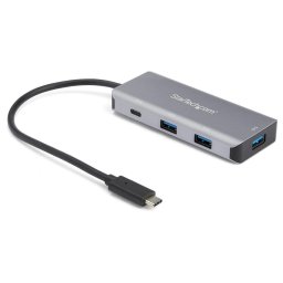 4 Port USB C Hub w/ 3x USB A & 1x USB C - SuperSpeed 10Gbps USB Type-C 3.1/3.2 Gen 2 Hub - USB Bus Powered - Compact USB-C to USB Adapter Hub - Portable/Laptop Hub - Aluminum