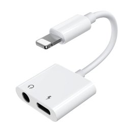 Adaptor audio S-Y104 de 3,5 mm (alb)