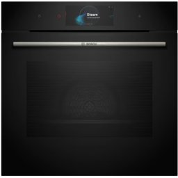 Cuptor HRG7784B1 incorporabil Electric 71L Multifunctional Perfect Steam 22 Functii Autocuratare Pirolitica Grill Air Fry Home Connect Clasa A+ Negru