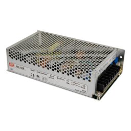 Sursă de alimentare în comutație 27.6V/5A + 27.1V/0.5A, back-up baterie externă, carcasă metalică, 151W, MEAN WELL AD-155B