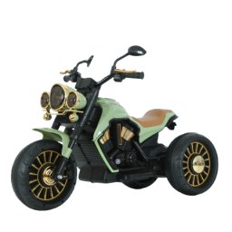 Motocicleta electrica cu 3 roti, Telecomanda, Kinderauto Jocker 70W premium, verde