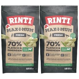 RINTI MAX-I-MUM Rumen hrana uscata caini adulti 2 x 12 kg