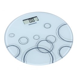 Cantar de baie HeinnerHBS-WH150R, sticla securizata 6mm, 150kg, display lcd, gradare: 100g, pornire oprire automata, baterii: 1 x cr2032 (inclusa), design compact ultra slim, alb