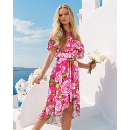 Resti Women's midi a'la Spanish floral dress