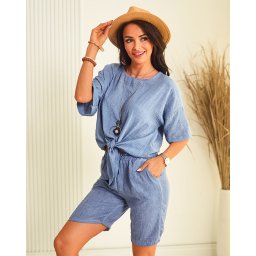 Resti Cotton and linen women's oversize set