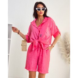 Resti Cotton and linen women's shirt set