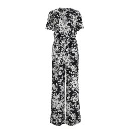 WE Fashion Salopeta negru / alb