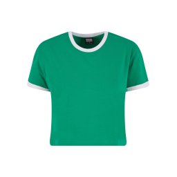 Urban Classics Tricou verde / alb