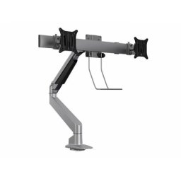 Suport 2 Monitoare Multibrackets MB-5938 Gas Lift 15-28inch min 2x1 - max 2x5kg Argintiu