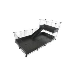 Cusca Modulara C&C 4x2 cu Un Nivel + Pod 2x1 + Rampa Neagra