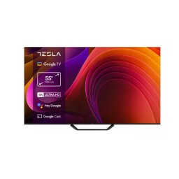 Televizor TESLA Google TV DLED 55E655BUS 139Cm 55Inch UHD Smart Negru