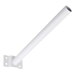 Suport consola / brat cu prindere pe perete / stalp pentru proiector solar stradal / lampa stradala ALB