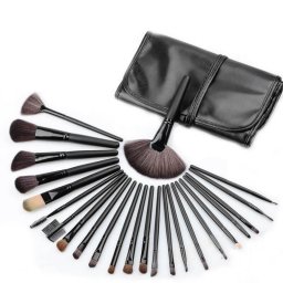 Pensule machiaj profesional set 24 bucati