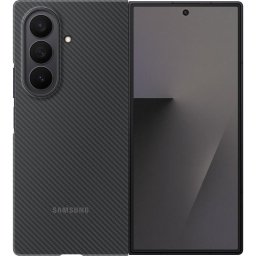 Capac protectie spate Carbon Shield Case Galaxy Z Fold 7 Negru