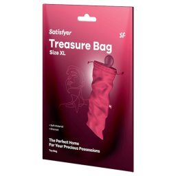 Satisfyer Treasure Bag XL - husă discretă pentru depozitarea jucăriilor sexuale (roz)