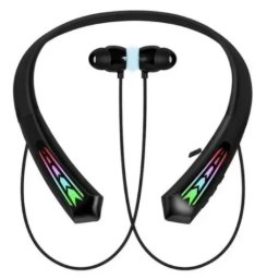 Casti wireless Andowl Q EM20 Bluetooth cu 7 culori LED
