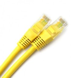 CABLU UTP Patch cord cat. 5E - 0.5 m, yellow Spacer "SP-PT-CAT5-0.5M-Y