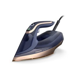 Fier de calcat Azur 8000 Series DST8050/20 Albastru/Roz, 3000 W, Opritor de picurare// Capacitate rezervor de apă 350 ml//Ieșire continuă de abur 85 g/min