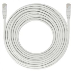 PATCH CORD S/FTP SPACER Cat6, cupru-aluminiu, 15 m, alb, AWG26, "SPPC-SFTP-CAT6-15M" (timbru verde 0.8 lei)