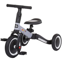 Tricicleta si bicicleta Chipolino Smarty 2 in 1 grey