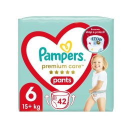Scutece-chilotel Pampers Premium Care Pants Mega Box Marimea 6, 15+ kg, 42 buc