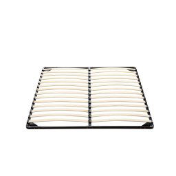 Kit somiera demontabila, 2 randuri, 1400 1600 x 2000 mm, lamele lemn stratificat, negru (Dimensiuni: 1600x2000 mm)