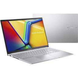 Laptop ASUS 15.6'' Vivobook 15 X1504VA, FHD, Procesor Intel® Core™ i3-1315U (10M Cache, up to 4.50 GHz), 8GB DDR4, 512GB SSD, Intel UHD, No OS, Cool Silver