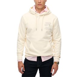 SUPERDRY Futer D1 Ovin Athletic Ess Hoodie M2014091A 8ml desert bone off white
