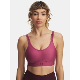 Women's bra Under Armour UA Infinity Mid 2.0 Bra-RED - Women's
