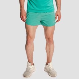 GymBeam Pantaloni scurți de alergare pentru bărbați 2in1 Pulse X Green M