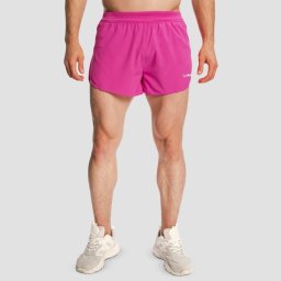 GymBeam Pantaloni scurți de alergare pentru bărbați 2in1 Pulse X Purple L