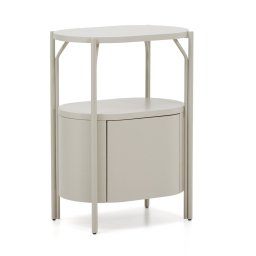 Dulap baie alb din metal Arely Small Kave Home