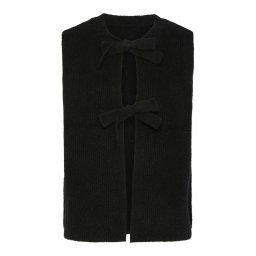 PIECES Vestă tricotată 'PCSilly' negru