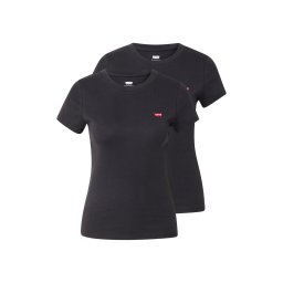 LEVI'S ® Tricou 'Essential Tee (2-Pack)' roșu / negru / alb