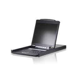 ATEN KVM 16 port LCD 19'' + keyboard + touchpad PS/2 or USB, 1U 19'' Rack