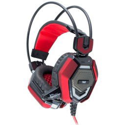Casti Gaming White Shark GH-1644 Tiger, microfon (Negru/Rosu)