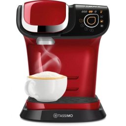 Espressor Bosch Tassimo MY WAY TAS6503, 1500W, 1.3 L, T-Disc, Tehnologie INTELLIBREW, 4 setari de memorie, capsule, Rosu