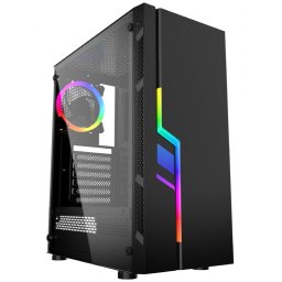 Midi tower Fornax 20Carcasa, Gembird, Fornax 2000 RGB Window, Negru00 RGB