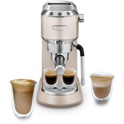 DeLonghi Espressor manual De'Longhi EC885.BG Dedica Arte, 1350 W, 1 l, 15 bar, Bej