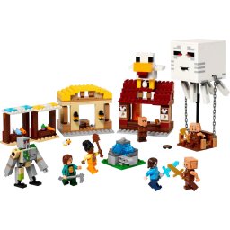 Jucarie LEGO MINECRAFT, Atacul baloanelor Ghast asupra satului