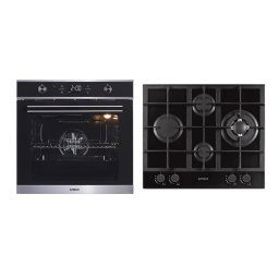 Pachet Samus B2 Cuptor incorporabil Samus SC626GDX9, Electric, 75 L, 9 functii + Plita incorporabila Samus PSG-64SG2, Gaz, 4 arzatoare, Arzator WOK, Aprindere electrica, Negru
