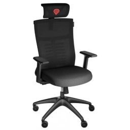 Scaun gaming Genesis ASTAT 200 G2, material textil, reglabil pe inaltime, greutate maxima suportata 120 kg, inaltime scaun reglabil 44 - 51 cm, tesatura Mesh PureFlow, tetiera si cotiere ajustabile 3D, Negru