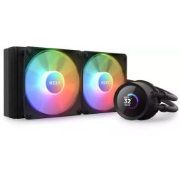 Cooler CPU NZXT Kraken 240, RGB, Racire cu apa, 2 Ventilatoare, Negru