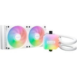 Cooler CPU Be quiet! Light Loop 240mm, Racire cu apa, RGB, 2 ventilatoare, Alb