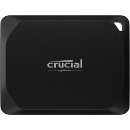 SSD extern Crucial X10 Pro Portable, Capacitate 2 TB, IP 55, USB-C 3.2 Gen 2x2 (20 Gbit/s), Negru