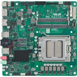 Placa de baza ASUS PRO A620AT-CSM, mITX, AMD, Suporta 128 GB DDR5 SODIMM, Socket AM5