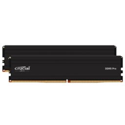 Memorie Crucial UDIMM PRO, Capacitate 32GB DDR5-6000 (kit 2x16 GB), CL 48, Negru