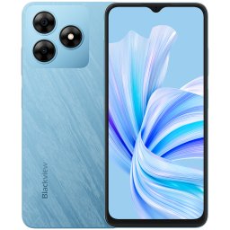 Telefon mobil Blackview Wawe 8C LTE, 6.56" LTE, HD IPS 720x1612, 60Hz, 2 GB RAM, 64GB, T603 1.6GHz, CAM 8MP/13MP, 5000mAh, Android 14GO. Dawn Blue