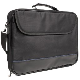 Geanta laptop Spacer, pentru laptopuri cu diagonala de de max. 17.3″, 1 compartiment, buzunar frontal, waterproof, material plastic-nylon, Negru
